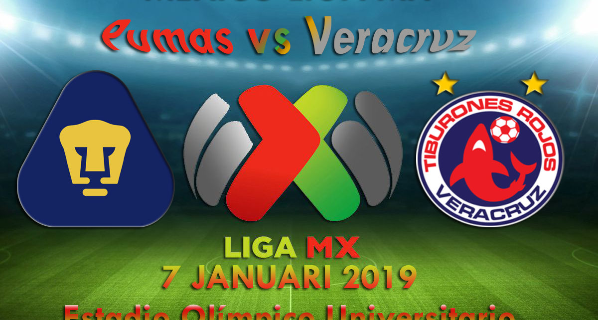 Prediksi Bola Jitu Pumas vs Veracruz 7 Januari 2019