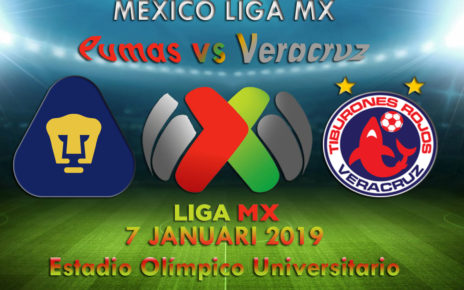 Prediksi Bola Jitu Pumas vs Veracruz 7 Januari 2019